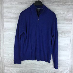 Qi Cashmere Half Zip Sweater